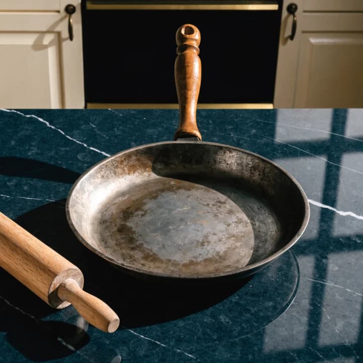 Flat tawa used for Indian breads