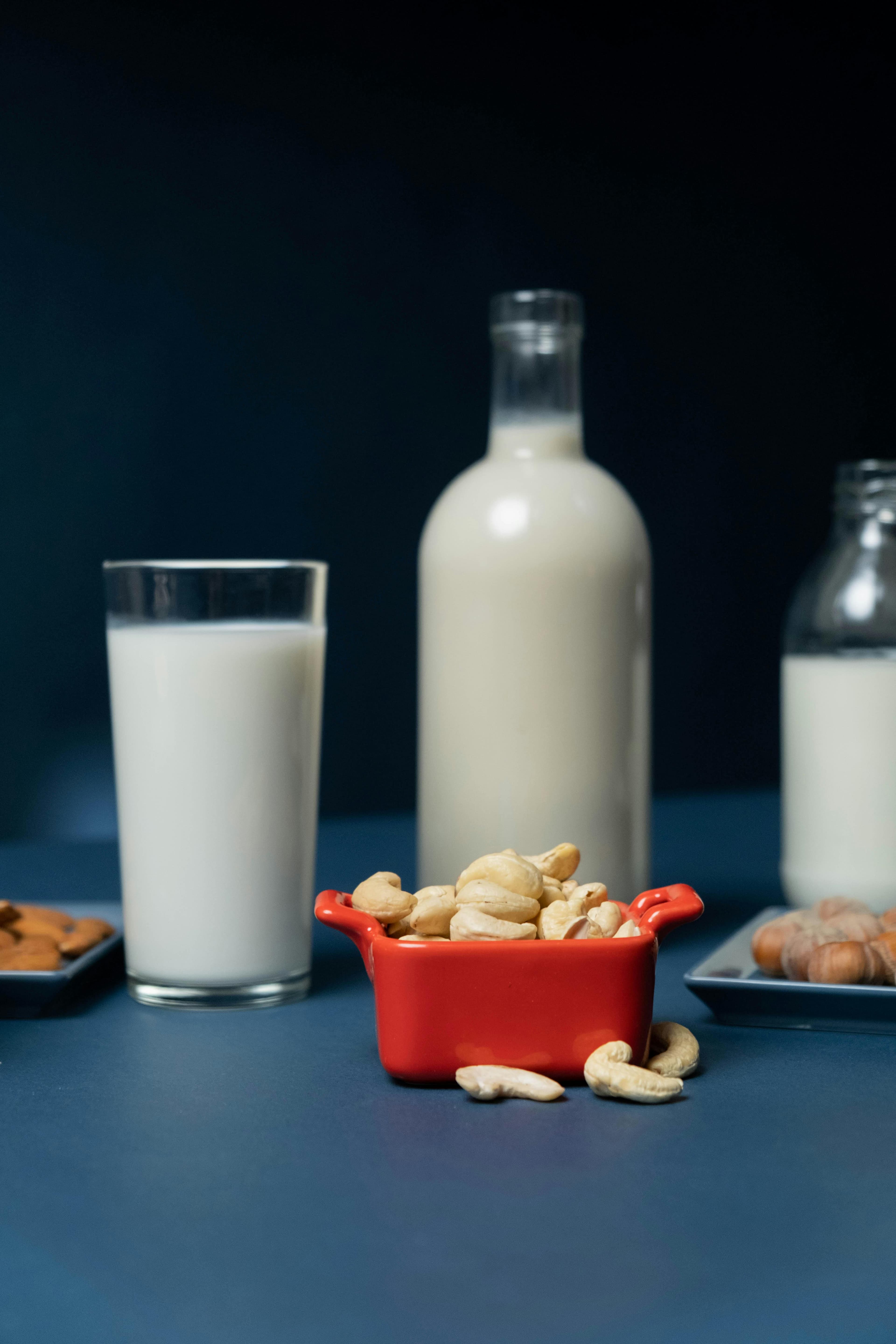 Cashew cream used as a dairy substitute