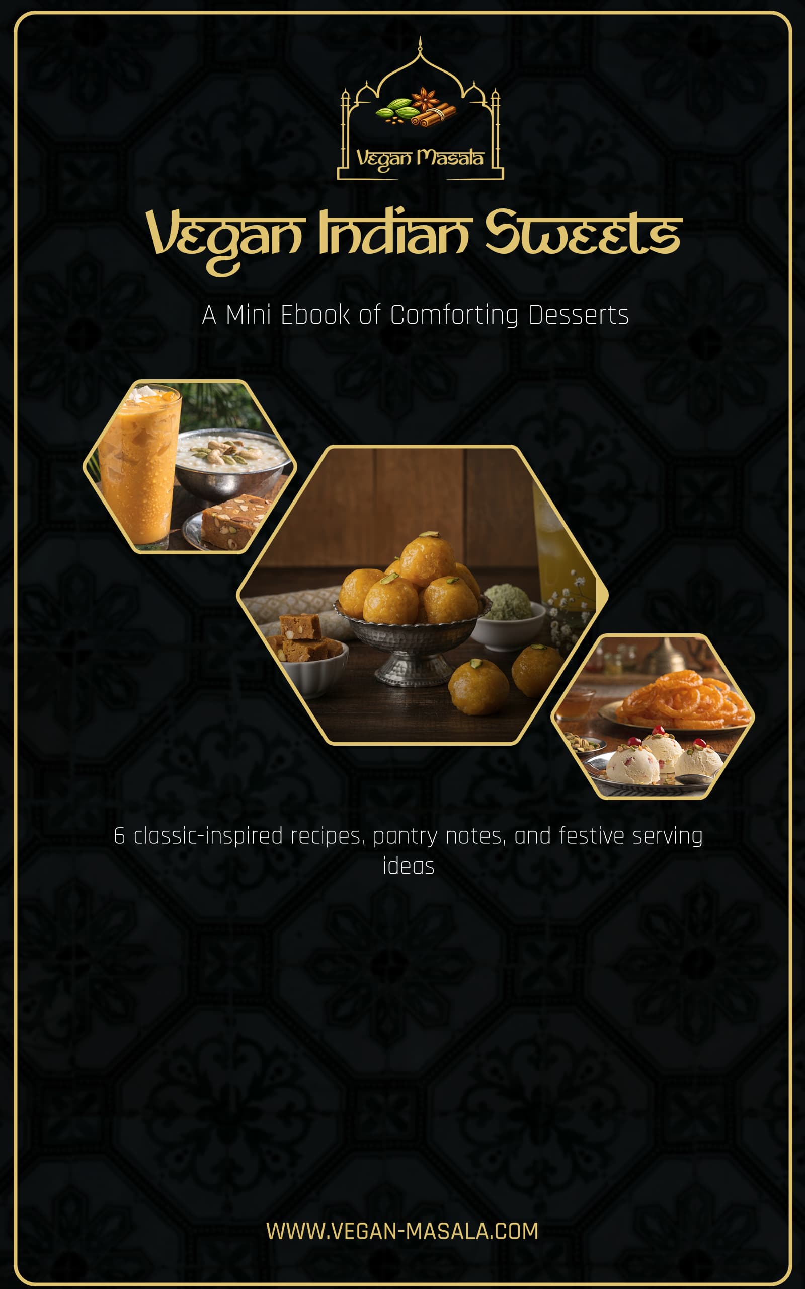 Vegan Indian Sweets Mini Ebook cover