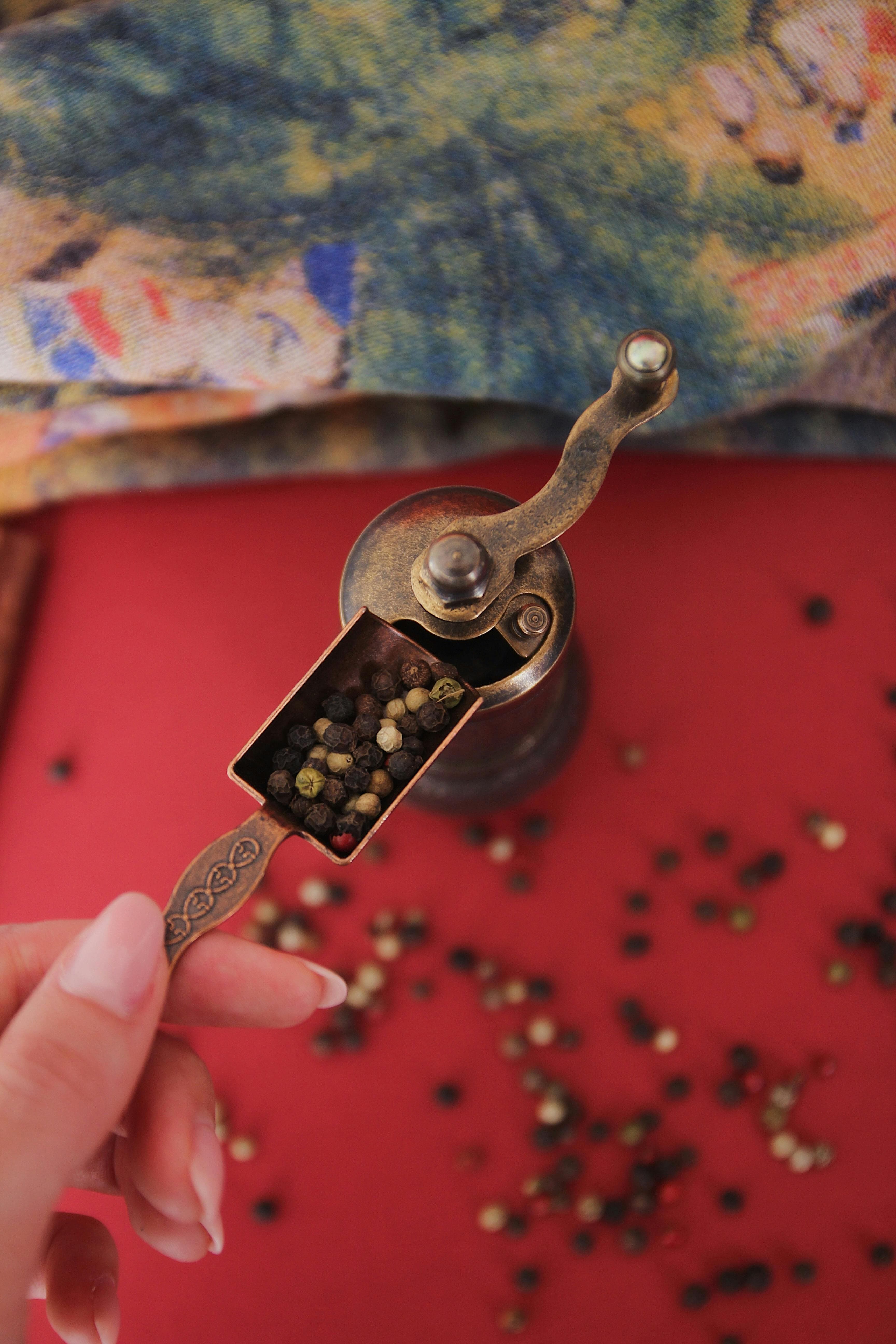 Spice grinder with whole spices