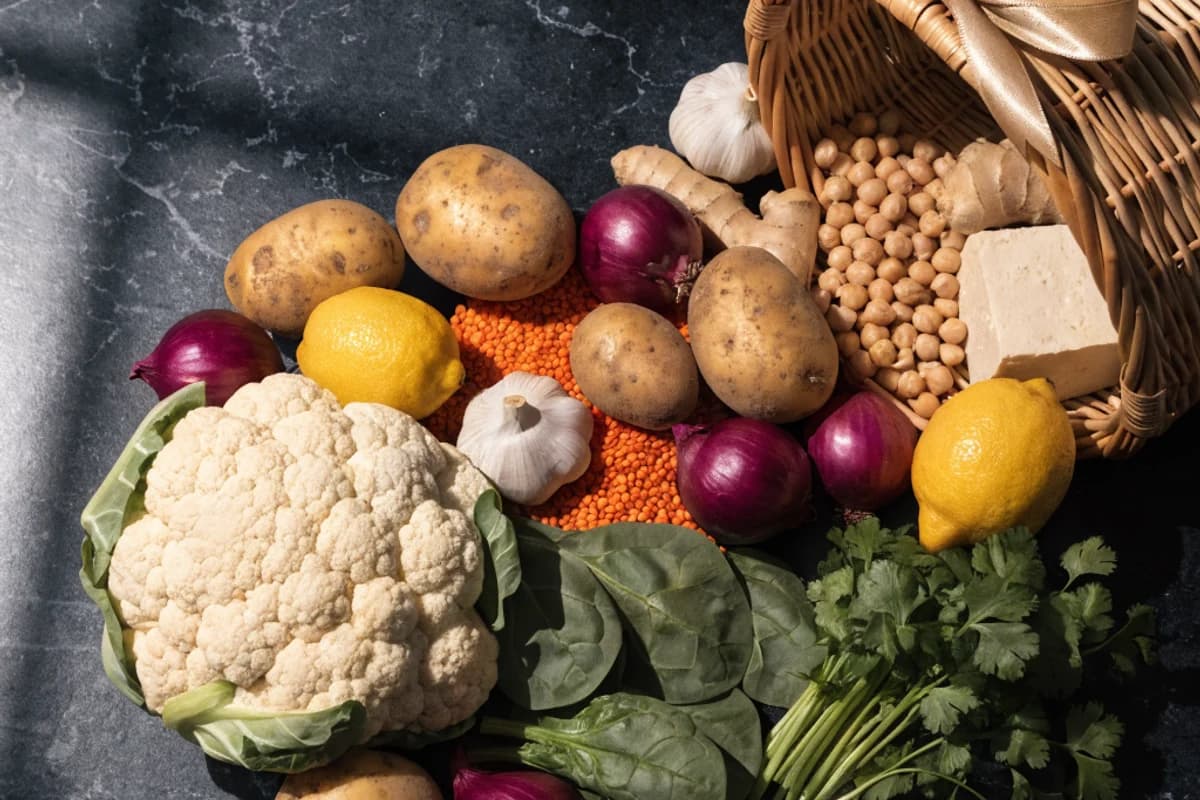 A balanced weekly basket