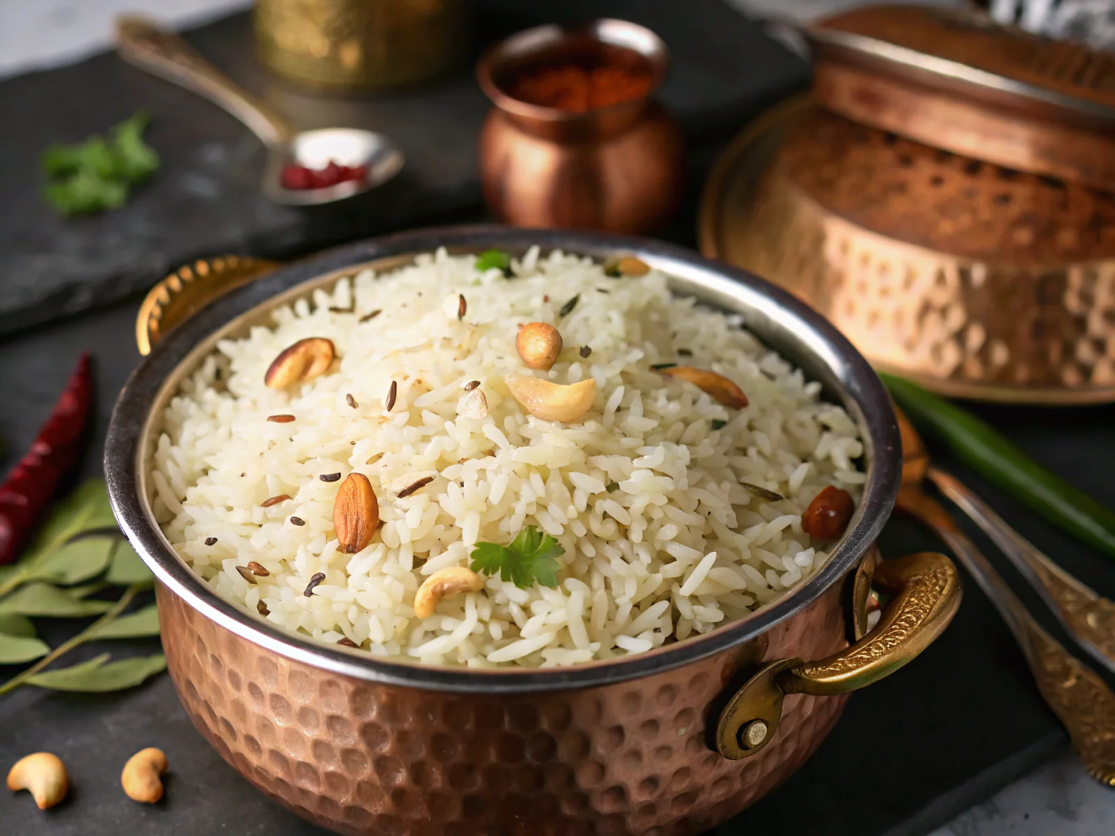 Coconut Rice, south Indian style