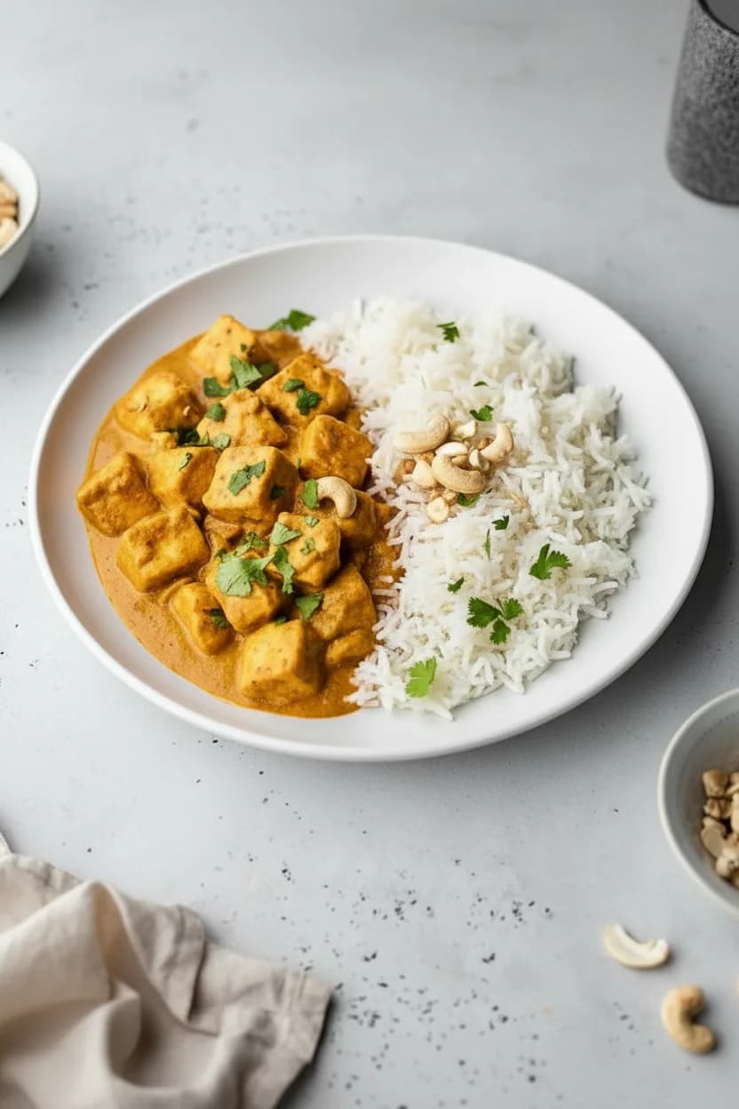 Creamy Tofu Korma