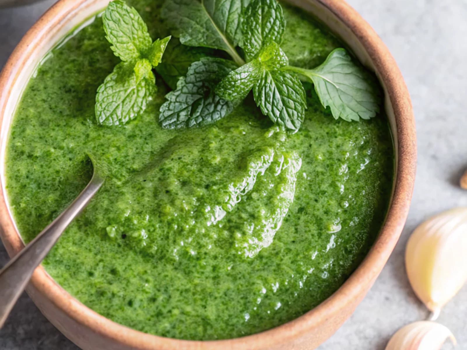 Homemade Cilantro Chutney