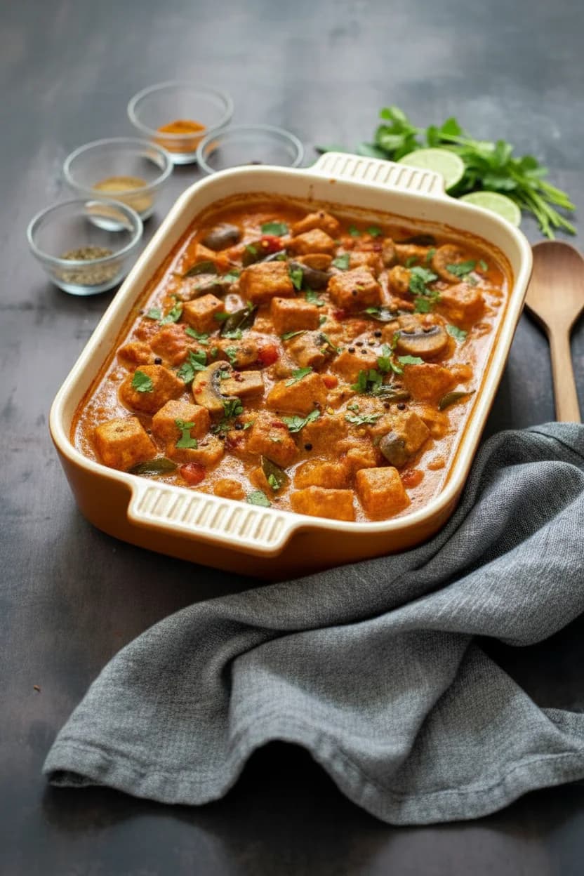 Madras Curry Tofu Casserole