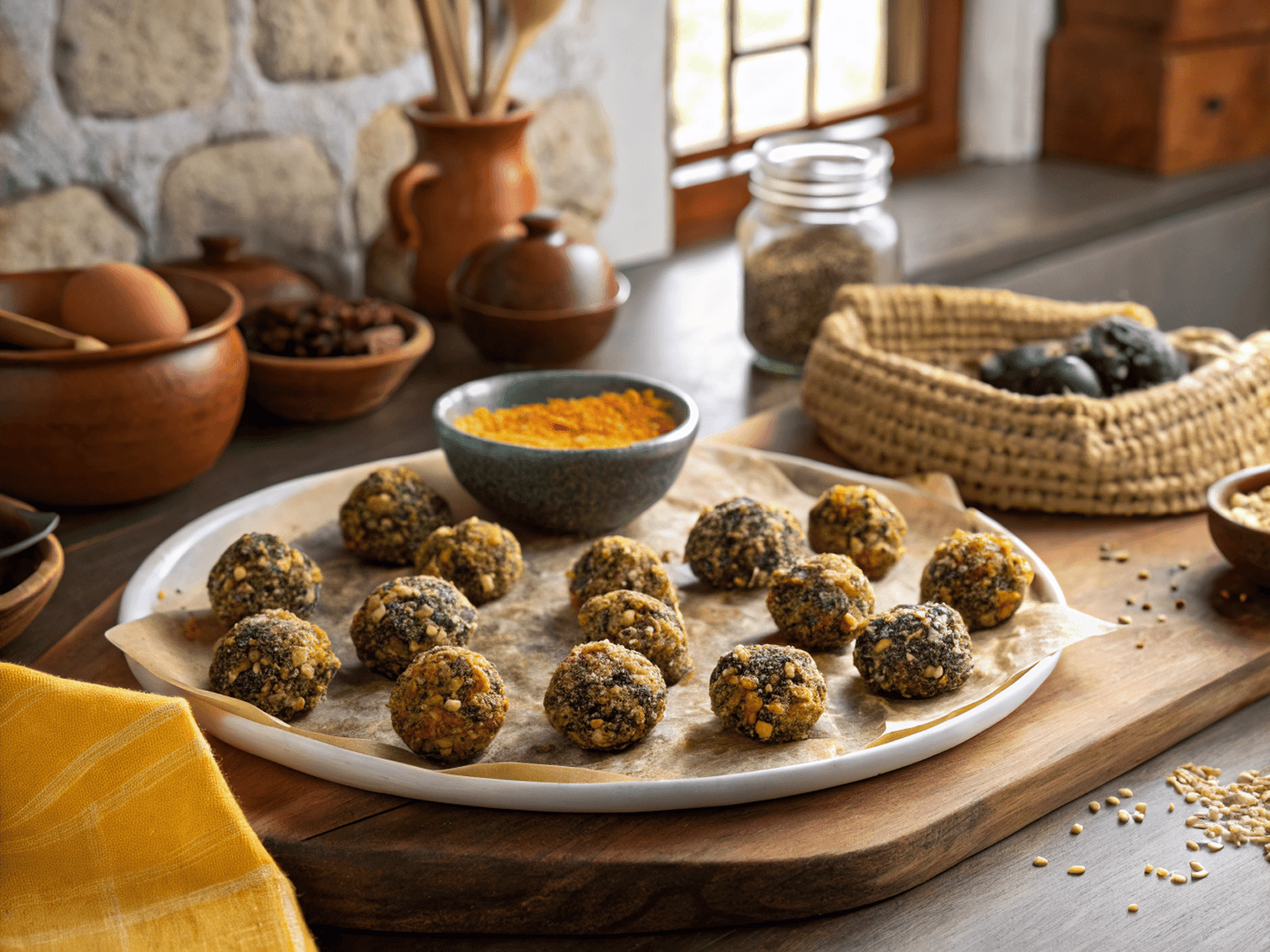 Peanut and coconut balls