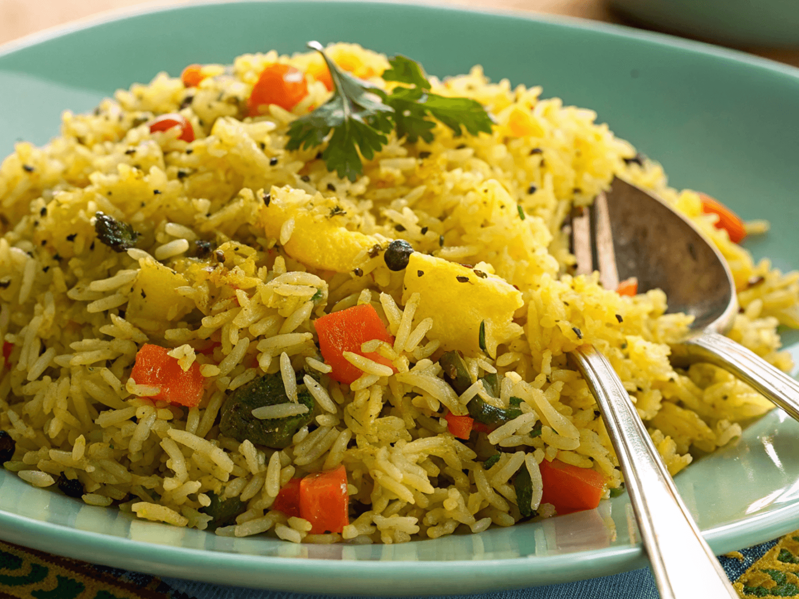 Vegetable pilau rice