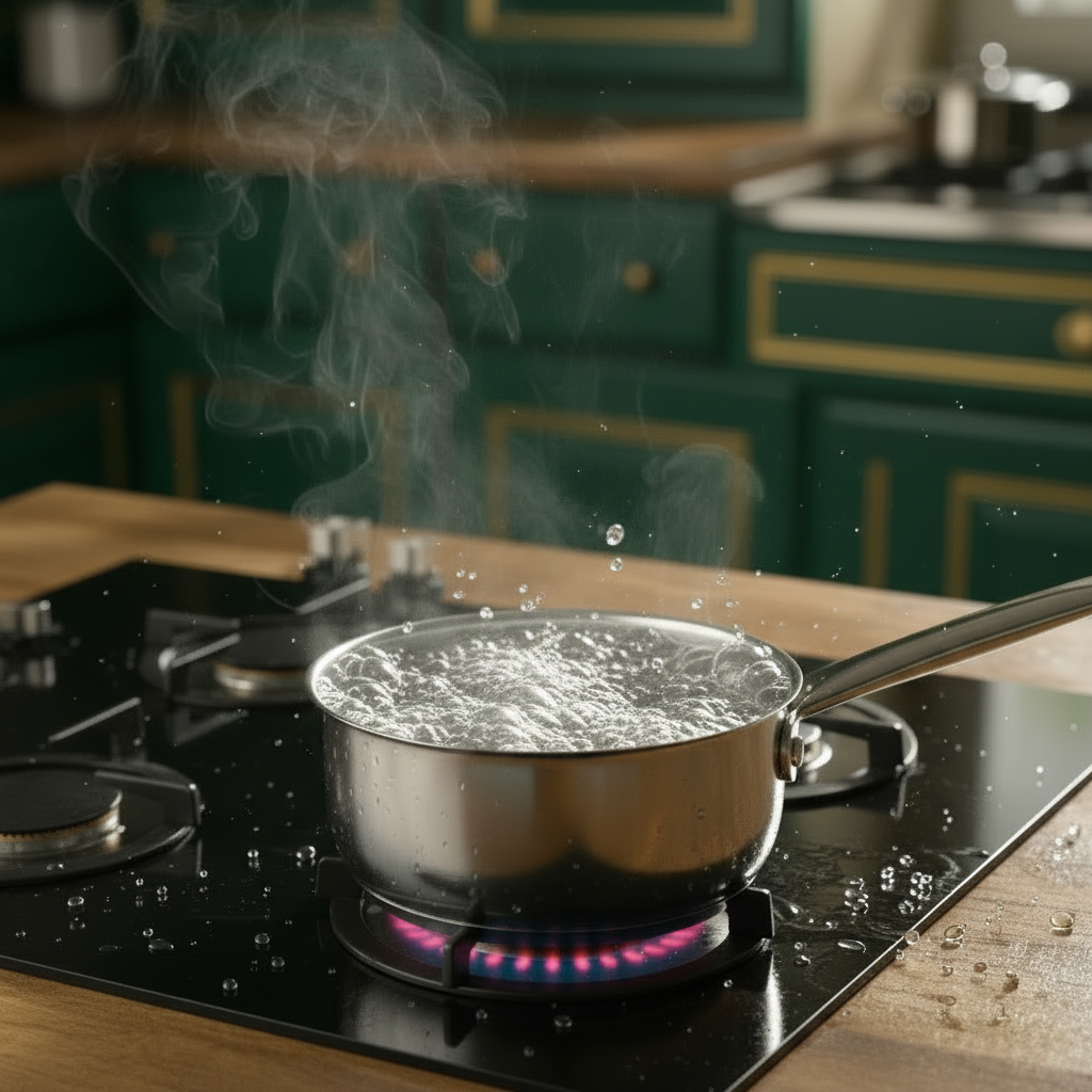 Cooking on high heat